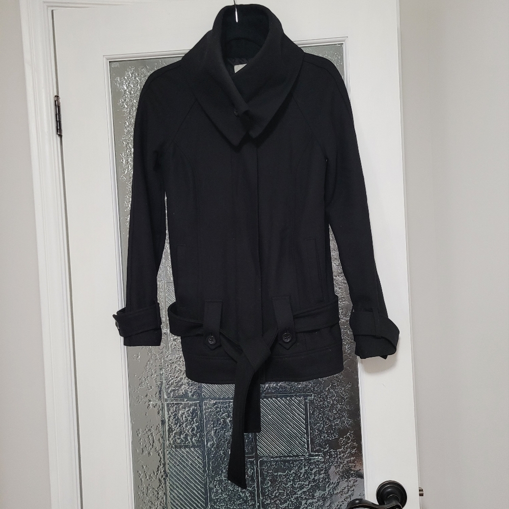 BB Dakota Black Wool Blend Jacket